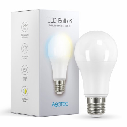 AEOTEC Z-Wave LED lampput (LED Bulb 6)